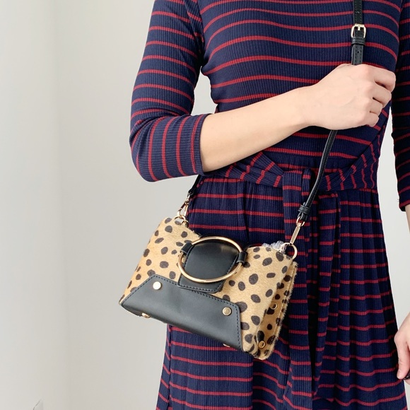 MINI Crossbody Bag- Leopard HAIRON - Picture 3 of 8